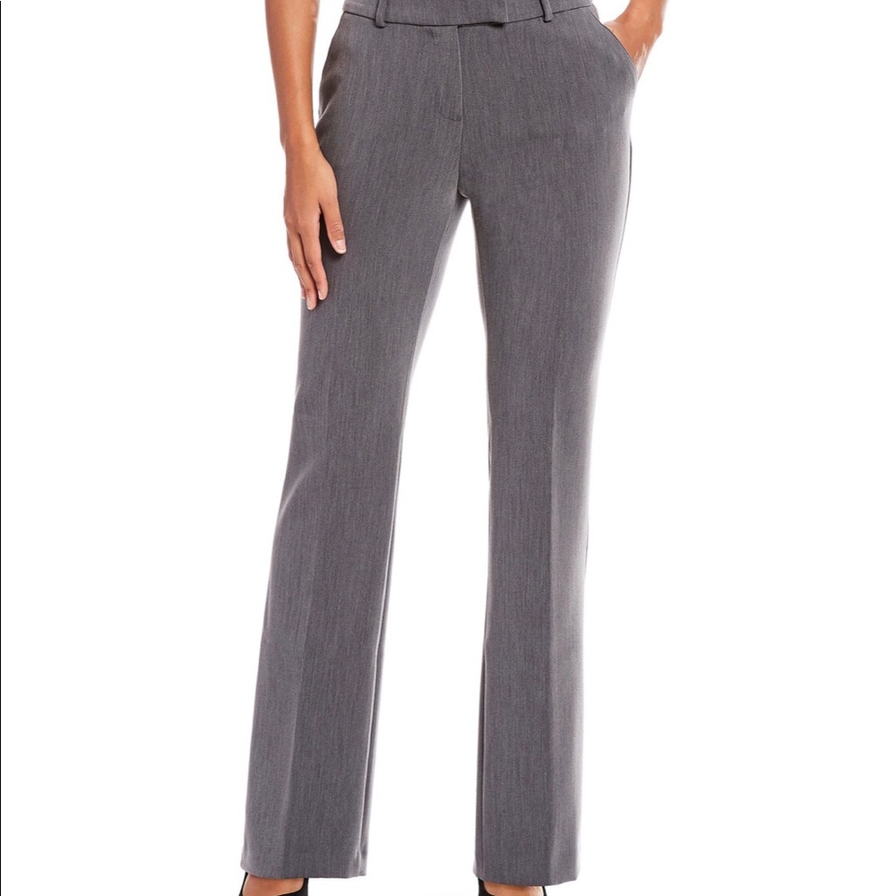 Slim Fit Gray Dress Pants